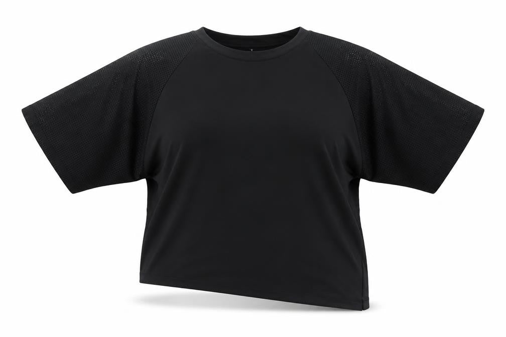 Reebok Womens Black Gym T-Shirt L Lightweight Breathable