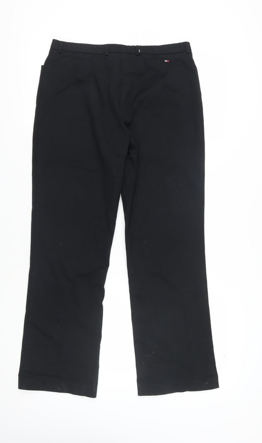 Tommy Hilfiger Women's Black Dress Pants, Size 12, Straight Leg