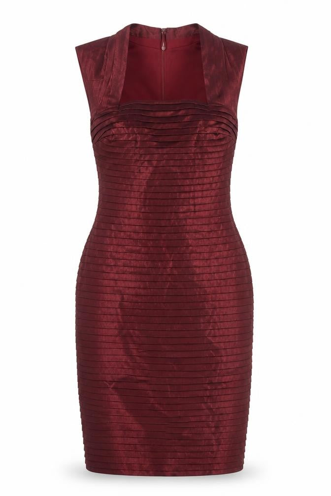 Le Chateau Women's Red Bodycon Dress - Size 6