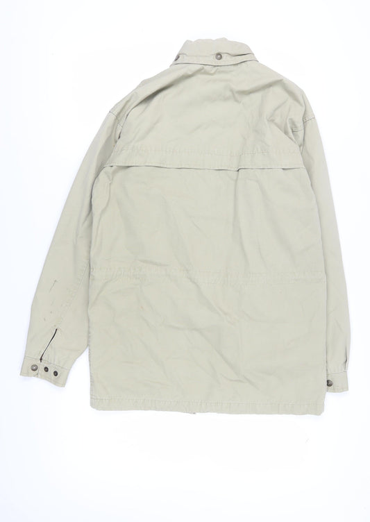 Falls Creek Beige Men's Small Stand-Up Collar Jacket