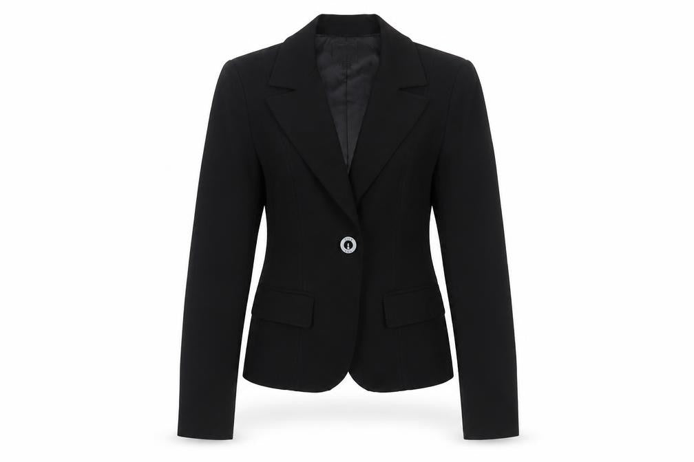 XOXO Women's Black Blazer, Size M, Business Casual