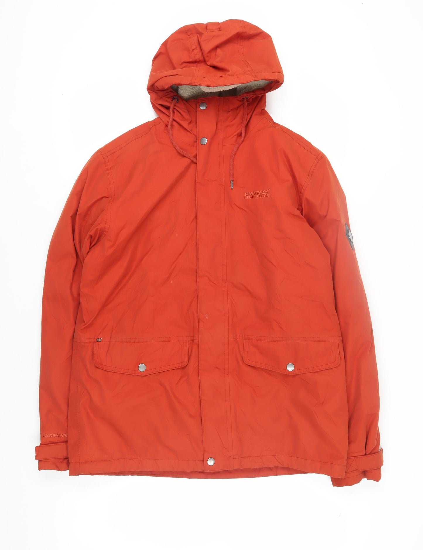 Regatta Men’s Orange Parka Jacket M Hooded Winter