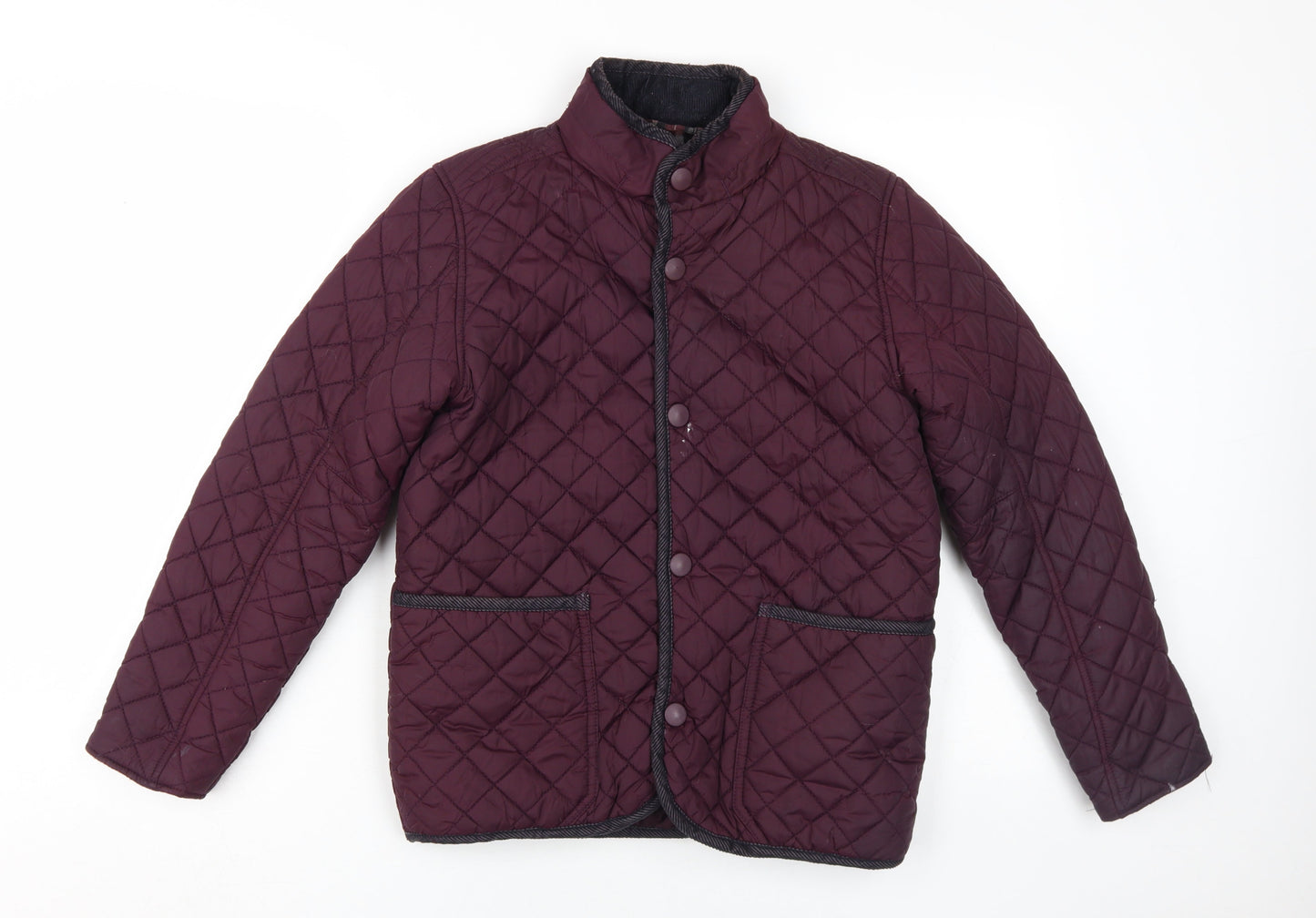 Next Boys Burgundy Quilted Puffer Jacket 12 Years