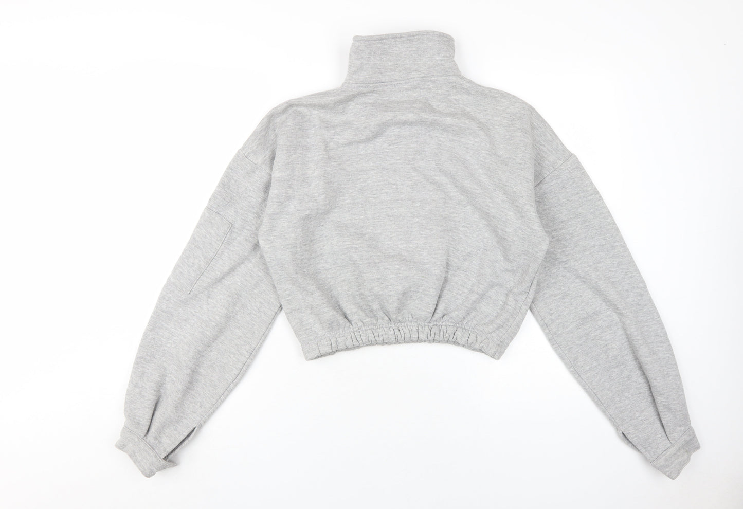 PrettyLittleThing Women's Grey Pullover Sweatshirt S