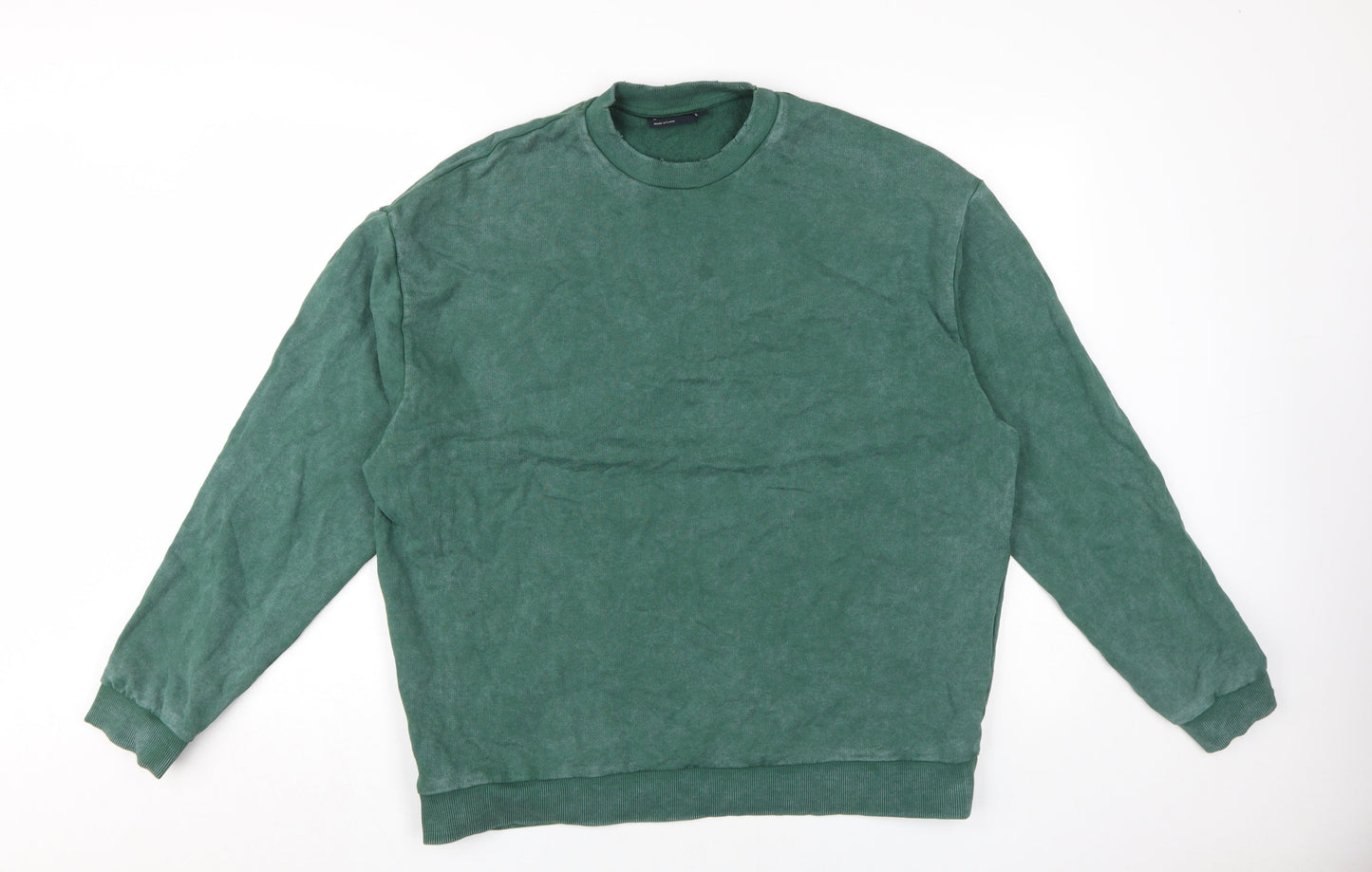 ASOS Men's Green Crew Neck Pullover Sweatshirt M