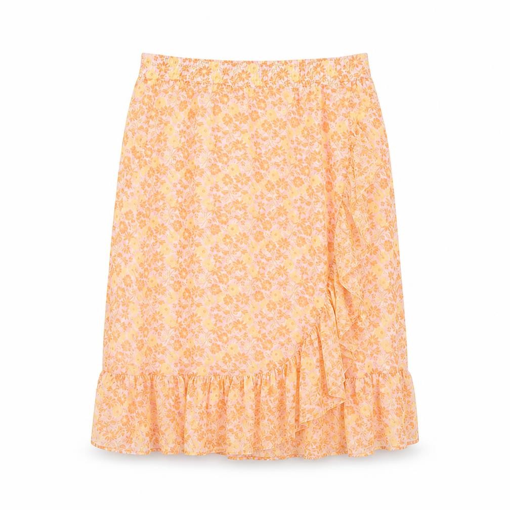 Front view of JdY Women's Multicoloured Floral Skirt M