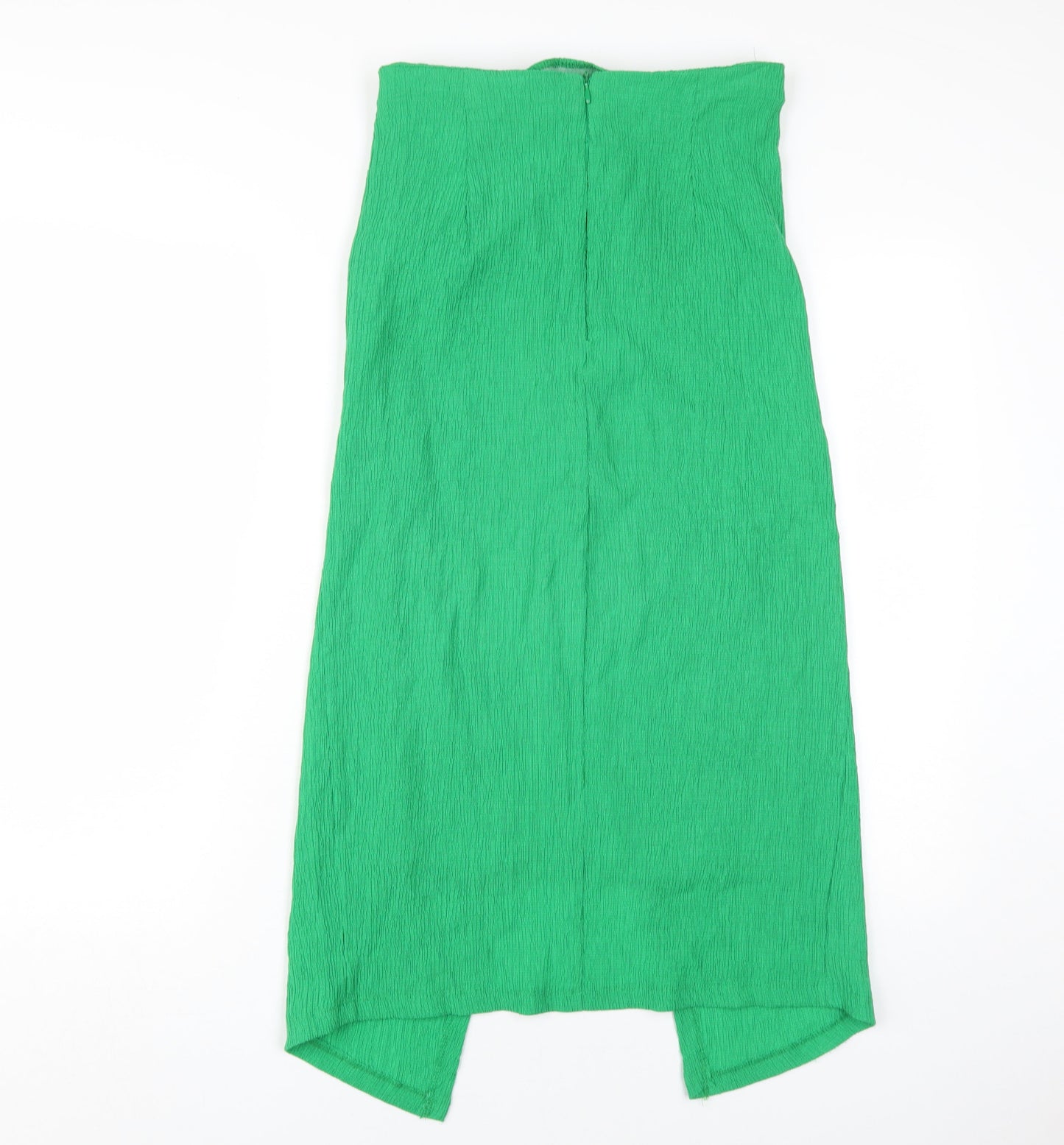 Stradivarius Women's Green Midi Pencil Skirt, Size M