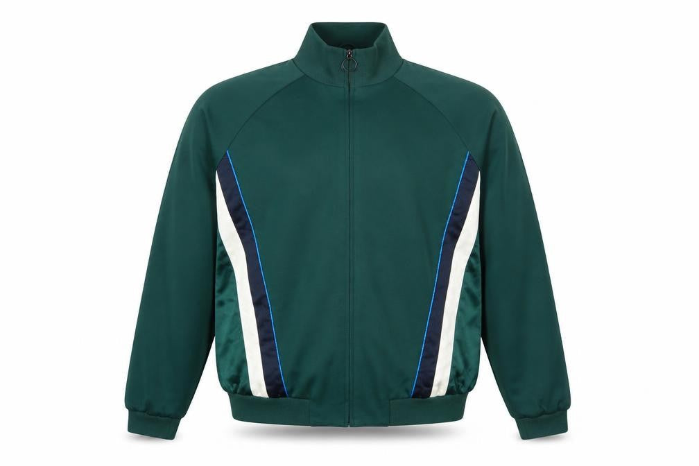 Topman Men's Green Bomber Jacket - Size L Casual