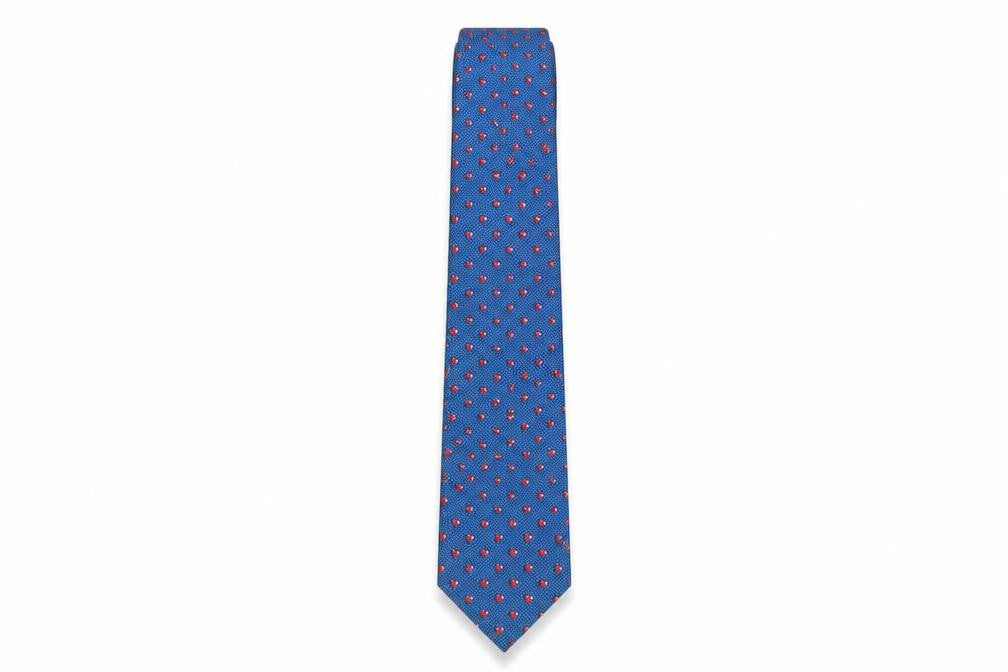 Tie Rack Mens Blue Geometric Silk Tie
