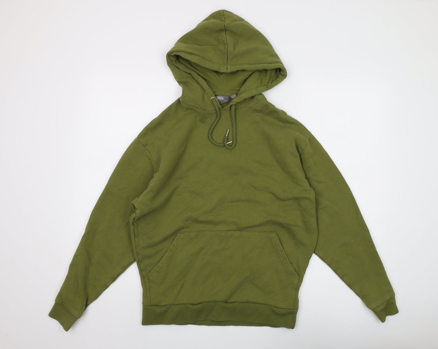 ASOS Men's Green Pullover Hoodie XS Fleece
