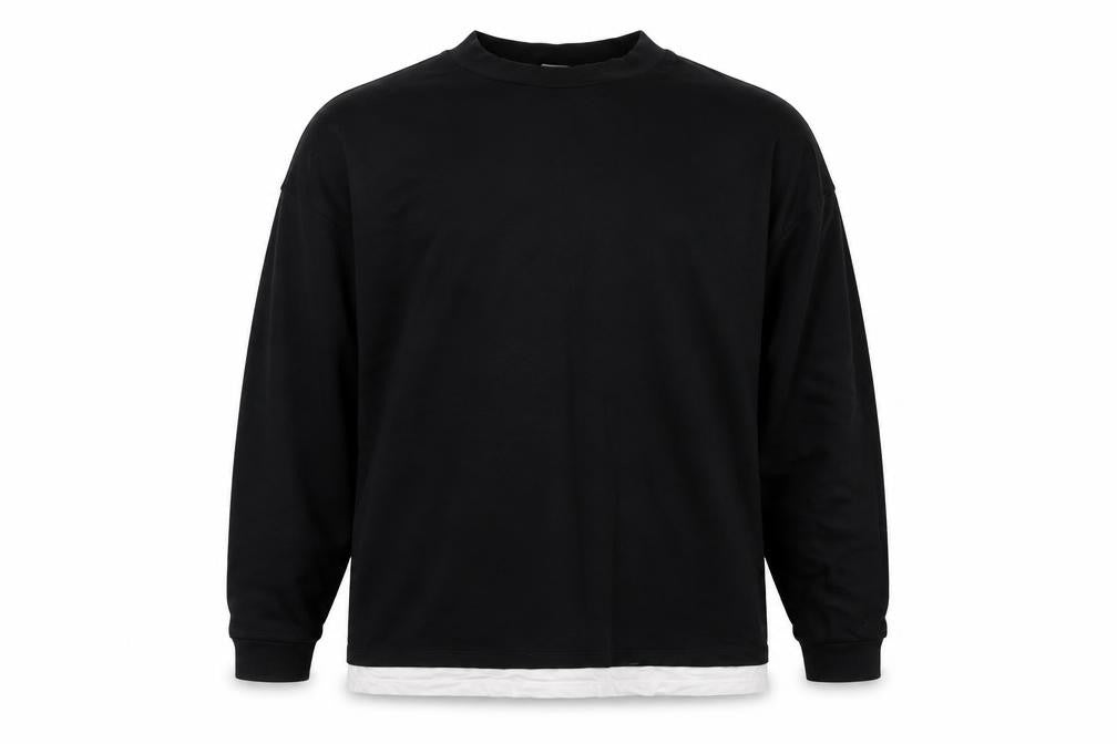 ASOS Mens Black Pullover Sweatshirt L Cotton