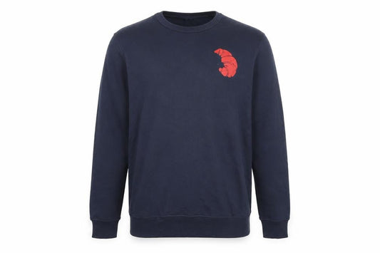 AS Mens Colour Blue Graphic Pullover Sweatshirt XL