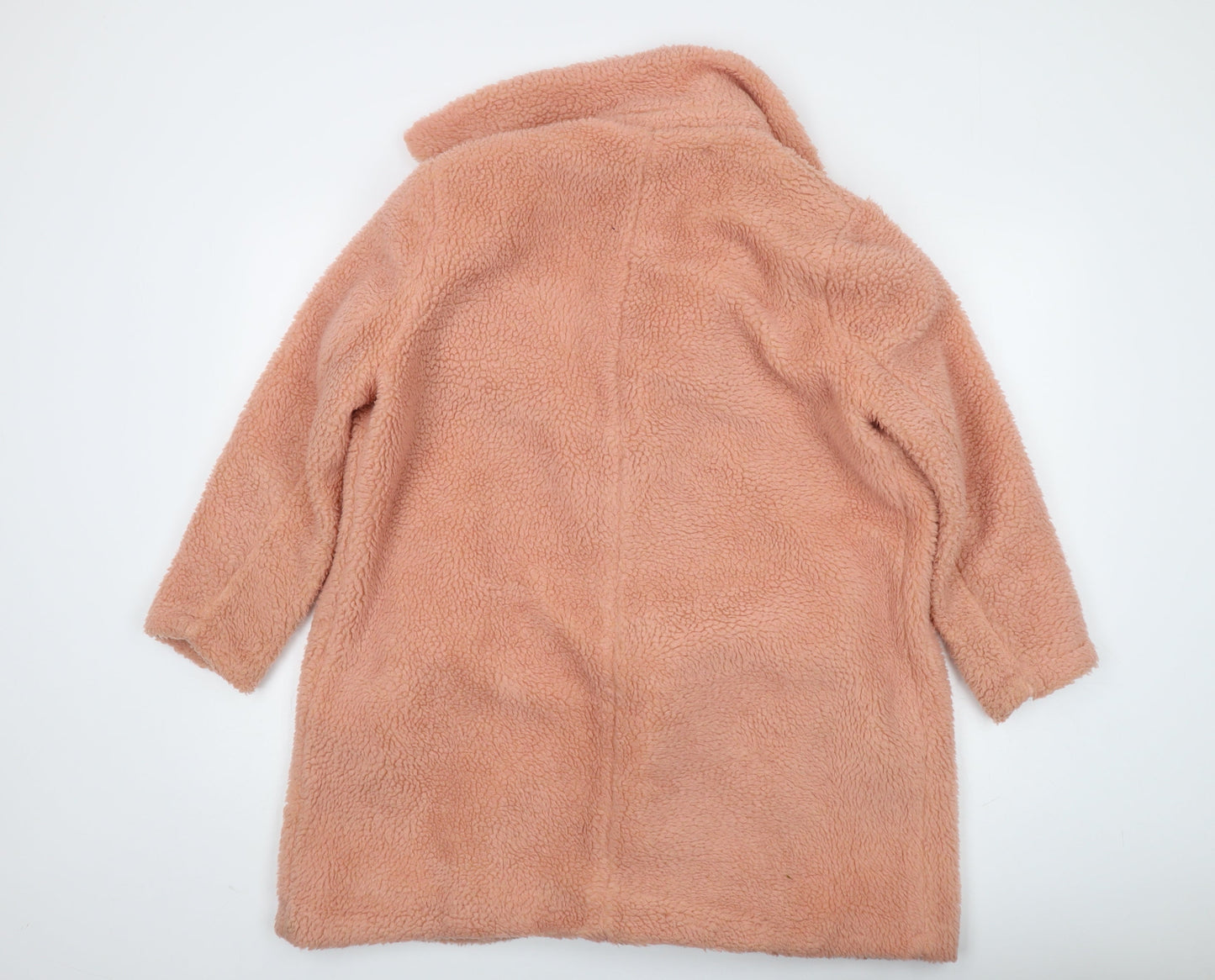 River Island Women's Pink Mid Coat Size 16