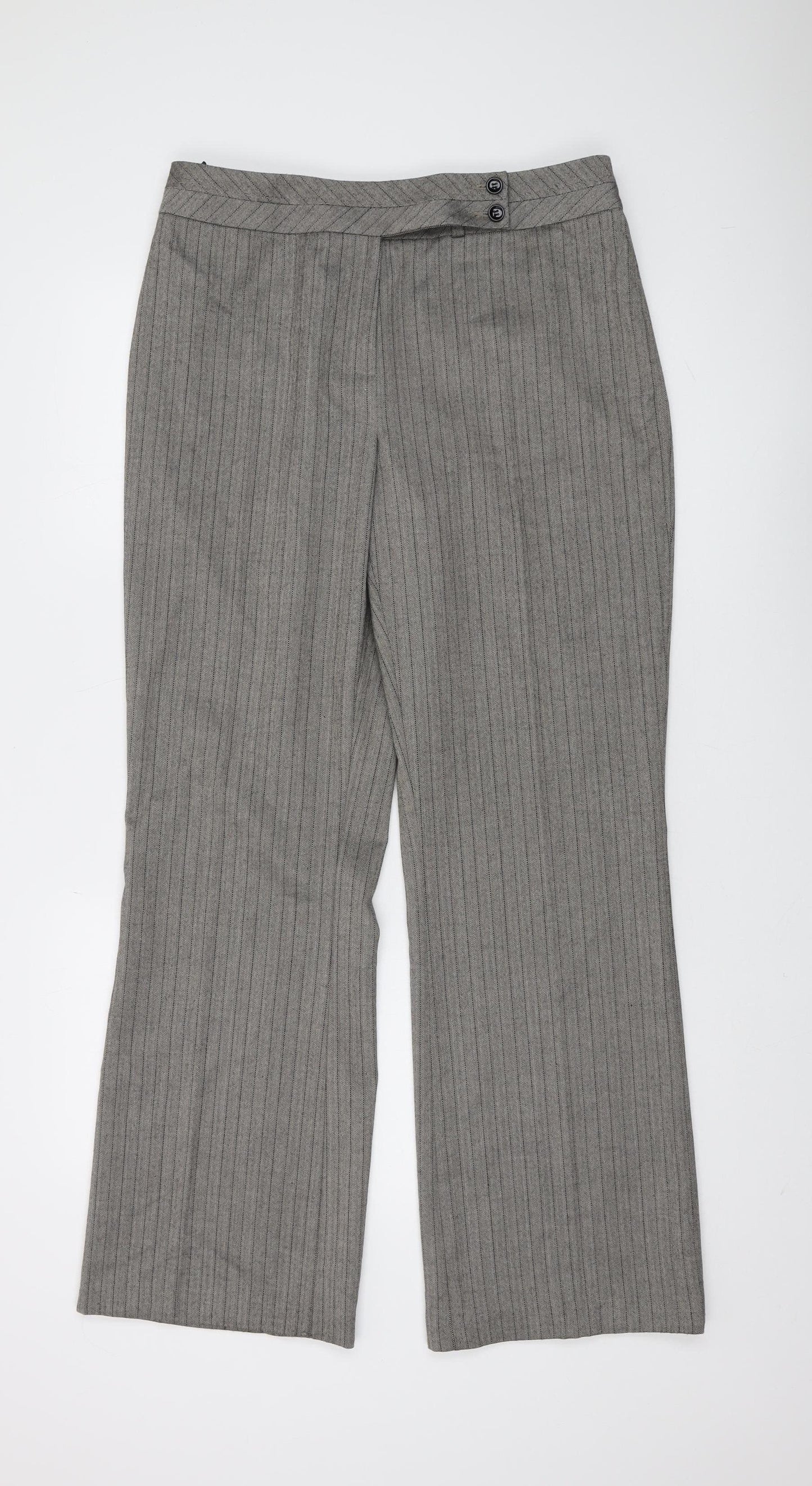 Marks and Spencer Women's Grey Dress Pants Size 14