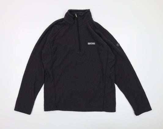 Regatta Men's Black 1/4 Zip Fleece M Outdoor Sweatshirt