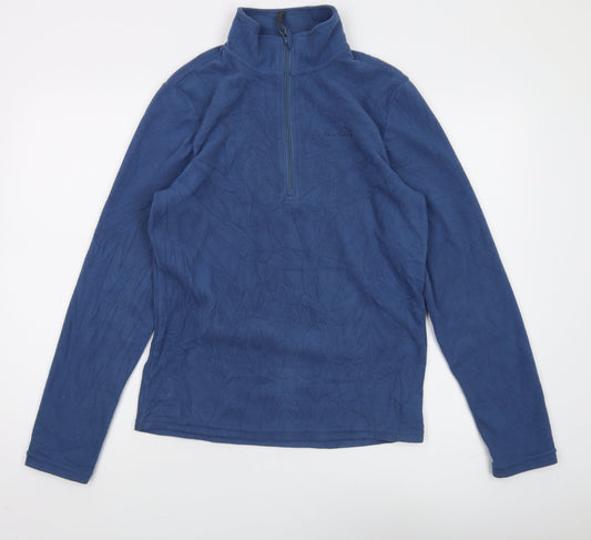 Peter Storm Blue XS Unisex 1/4 Zip Fleece Sweatshirt