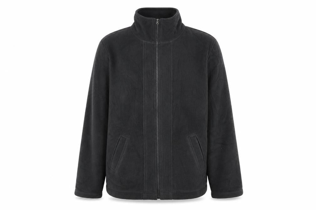 Unisex Adults UK L Regular Cotswold Collections Black Full Zip Sweatshirt