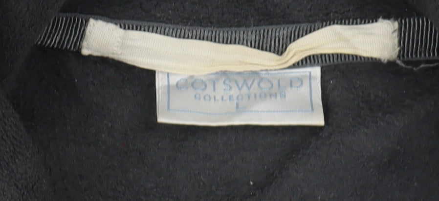 Cotswold Collections Black Full Zip Fleece Sweatshirt L