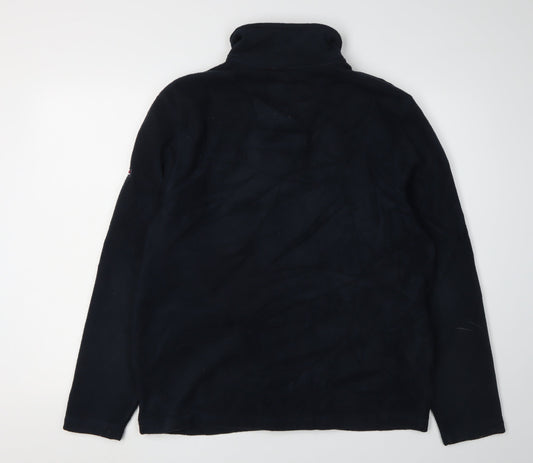 Maine New England Men's Black 1/2 Zip Sweatshirt, Size S