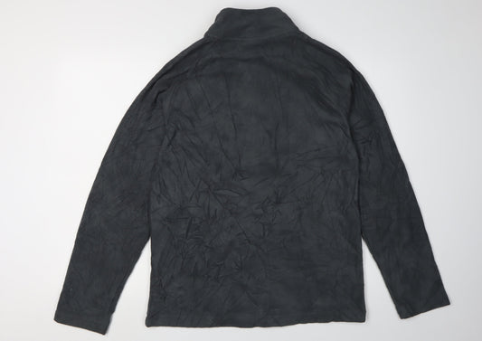 Starter Men's Grey 1/2 Zip Fleece Sweatshirt - Size S, Lightweight