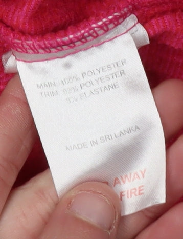 Peter Storm Women's Pink Henley Sweatshirt, Size 10