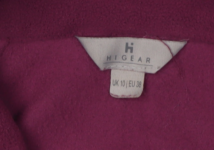 Hi Gear Women's Purple Fleece Jacket Size 10