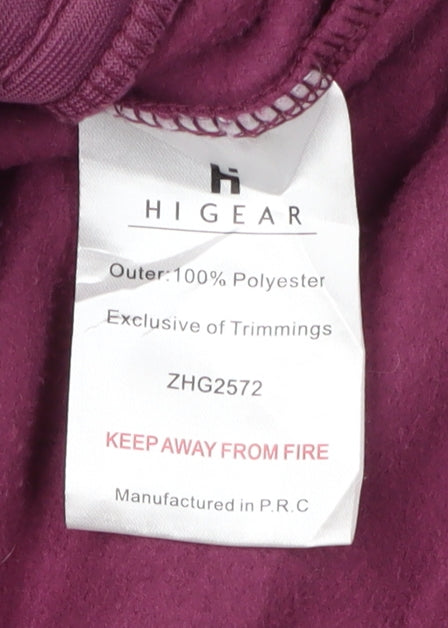 Hi Gear Women's Purple Fleece Jacket Size 10