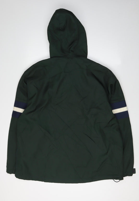 Old Navy Green Men's Anorak Jacket L Hooded