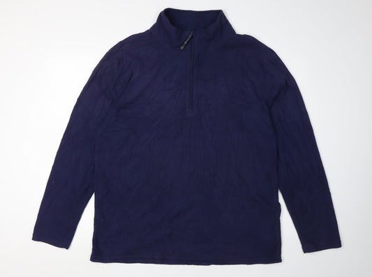 Peter Storm Men's Blue 1/4 Zip Sweatshirt L