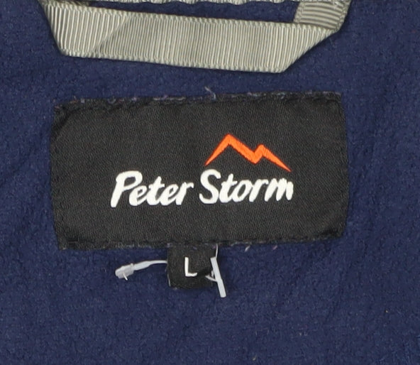 Peter Storm Men's Blue 1/4 Zip Sweatshirt L