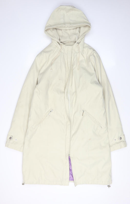 Marks and Spencer Women's Beige Parka Jacket M