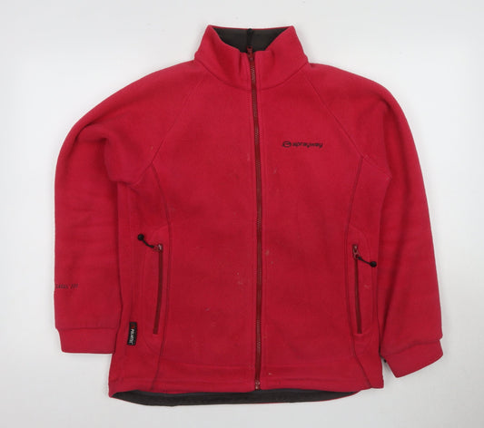 Sprayway Women's Red Fleece Jacket Size 12