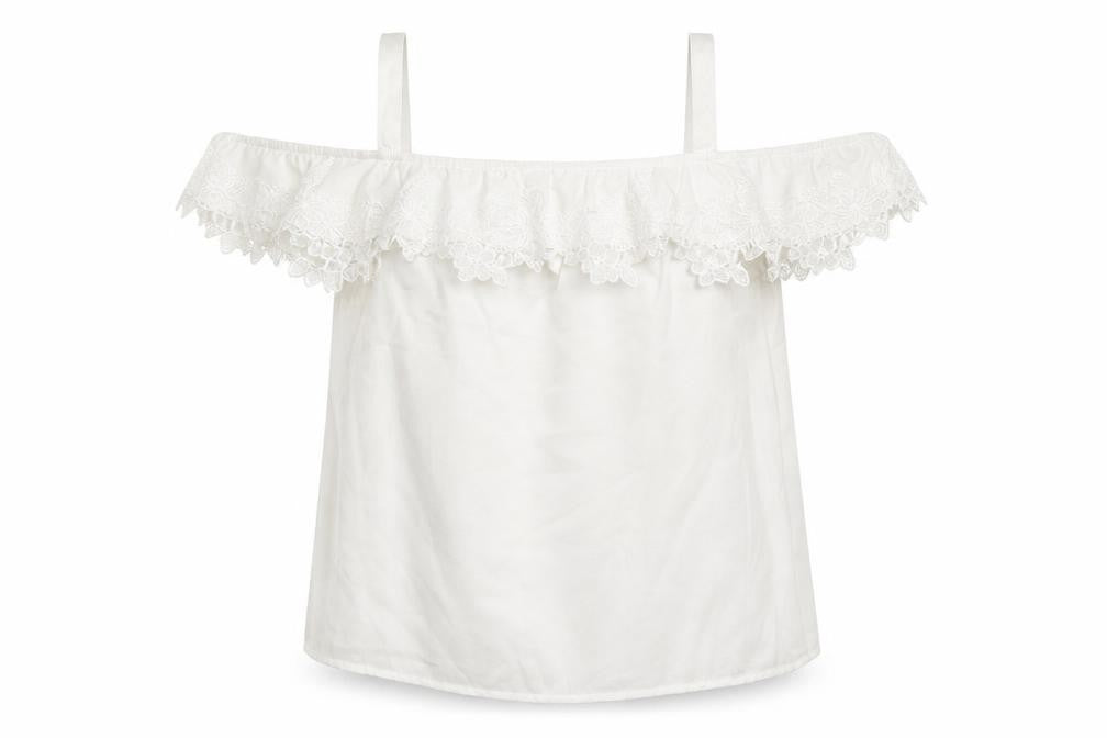 Oasis Women's White Camisole Blouse Size 10