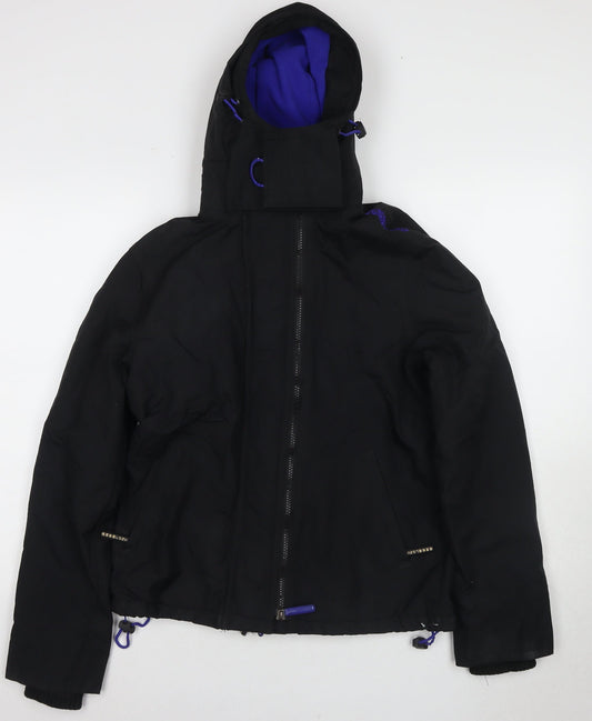 Superdry Unisex Black Windbreaker Jacket M, Casual