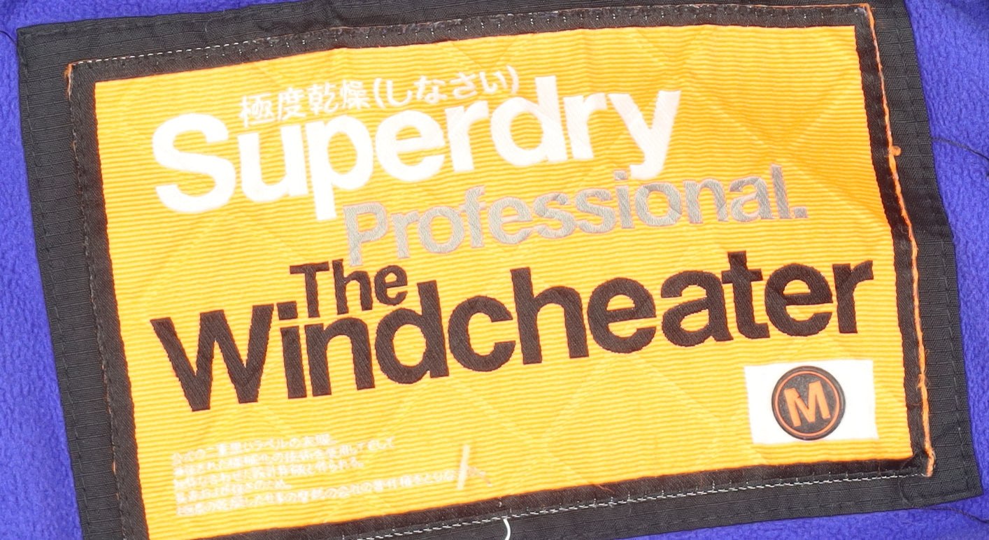 Superdry Unisex Black Windbreaker Jacket M, Casual