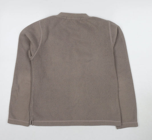 Great Plains Women's Grey Medium V-Neck Pullover Sweatshirt