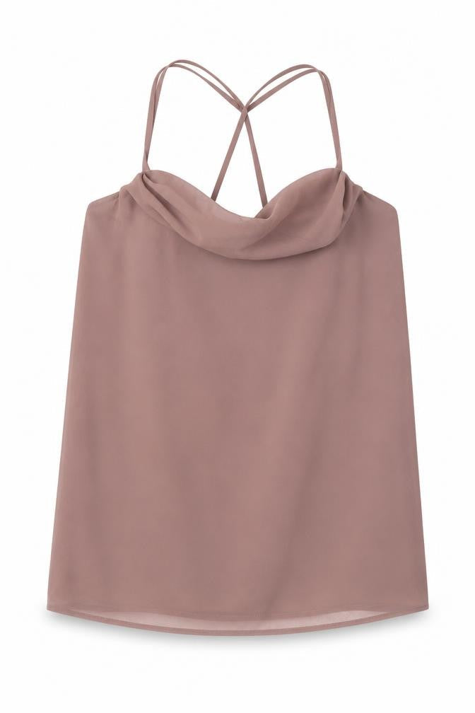 Womens UK Size S Gap Brown Polyester Tank