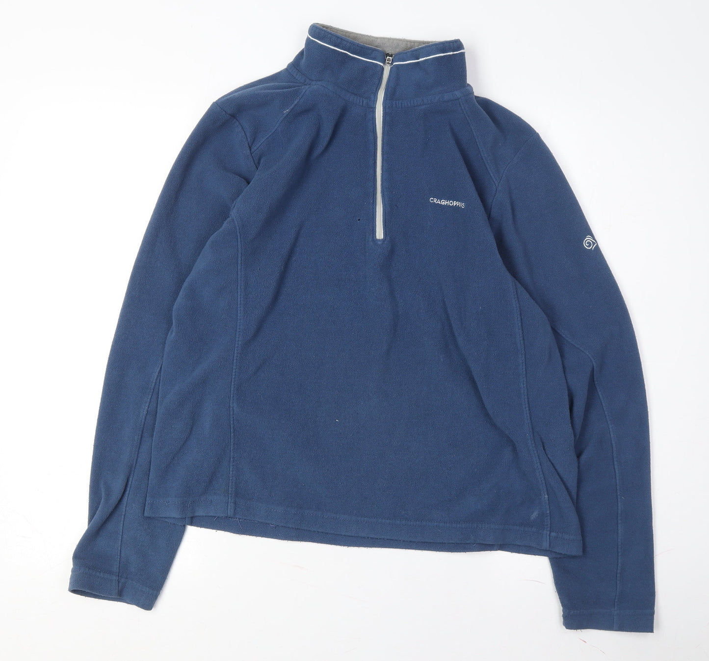 Craghoppers Men's Blue 1/2 Zip Fleece Sweatshirt S