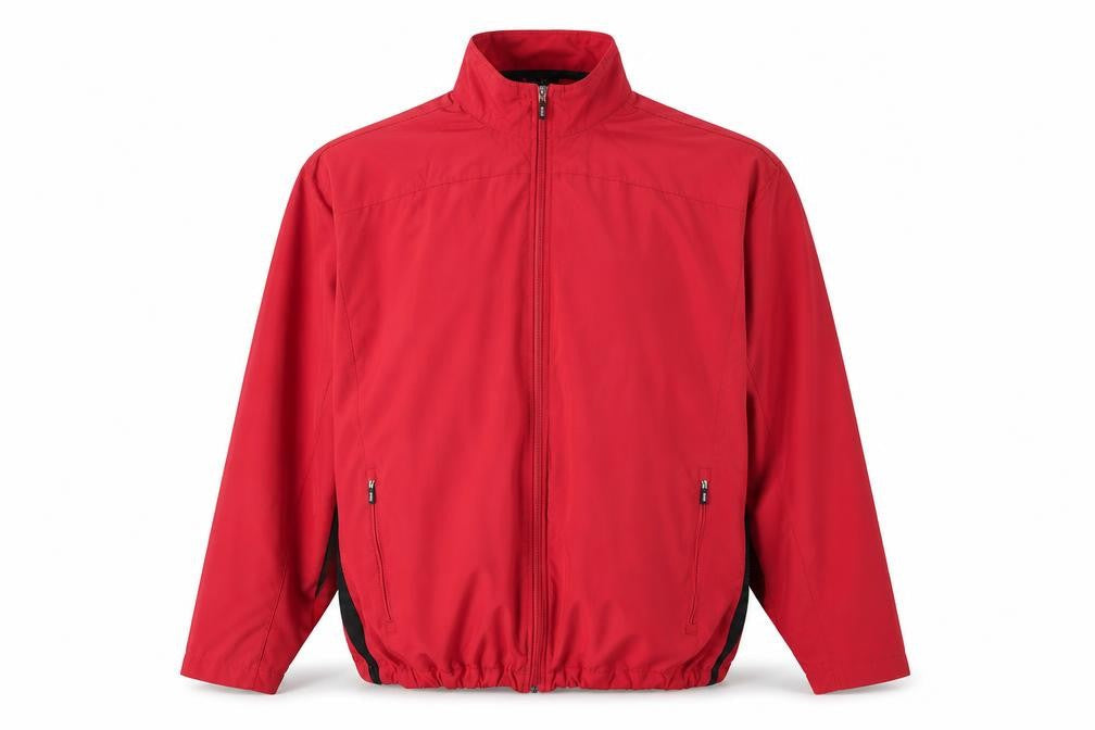 Lands' End Men's Red Windbreaker Jacket XL