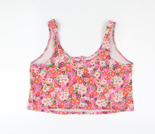 Old Navy Women's Cropped Floral Tank 2XL