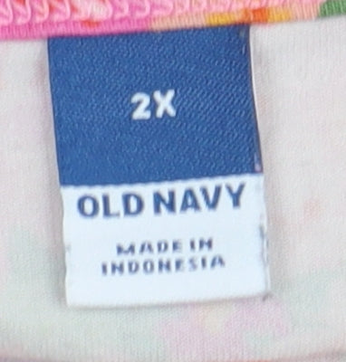 Old Navy Women's Cropped Floral Tank 2XL