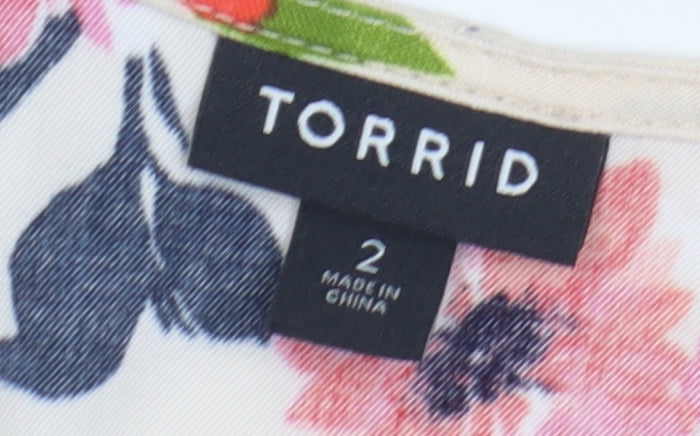 Torrid Women's Floral Camisole Tank Top, Size 2
