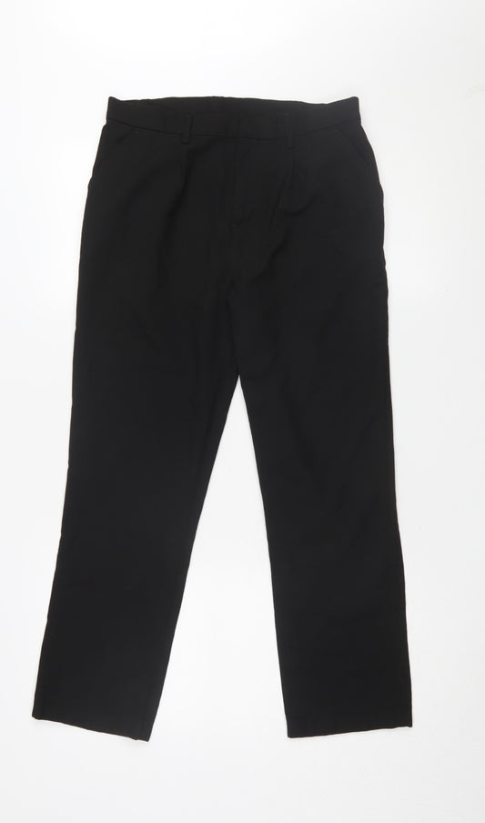 Very Boys Black School Trousers - 12-13 Years, Flame-Resistant