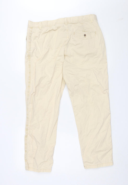 Marks and Spencer Women's Beige Chino Trousers