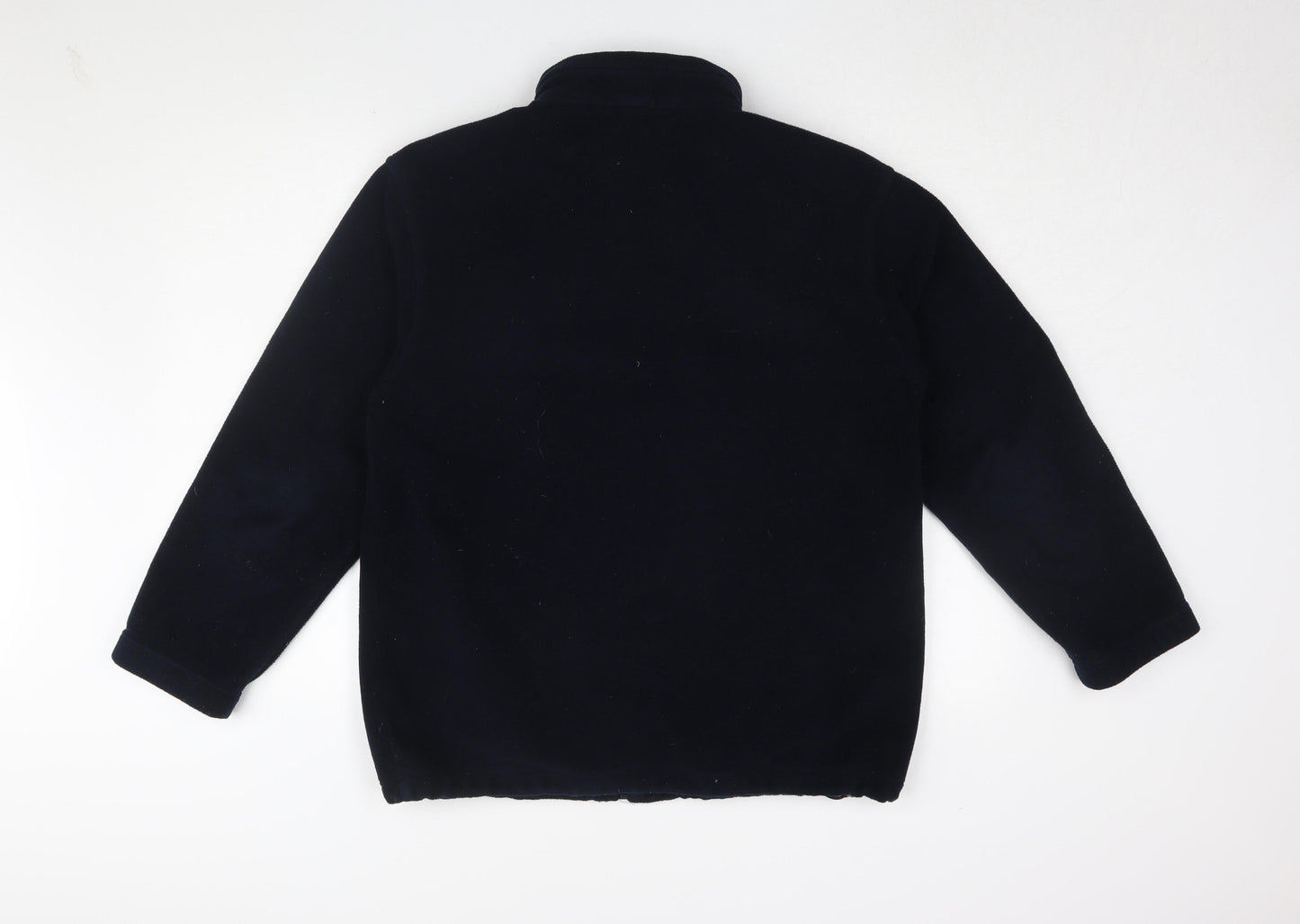 Marks and Spencer Black Unisex Fleece Jacket Size 12