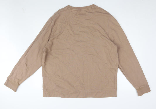 River Island Beige XL Men's Pullover Sweatshirt