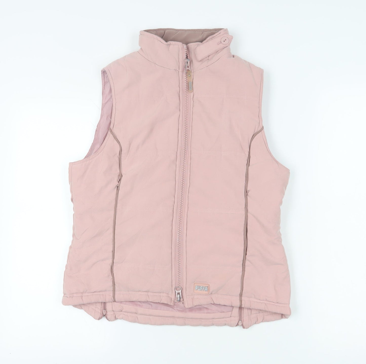 Puffa Pink Women's Sleeveless Regular Waistcoat