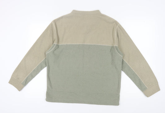 Petroleum Men’s Beige V-Neck Pullover Sweatshirt