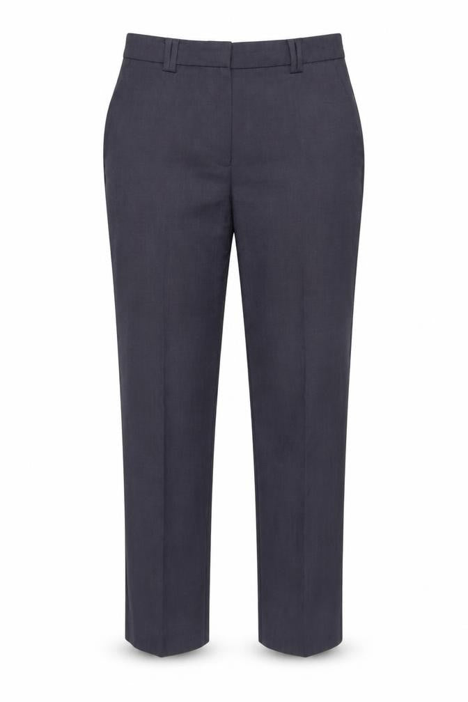 Marks and Spencer Women's Grey Relaxed Straight Trousers