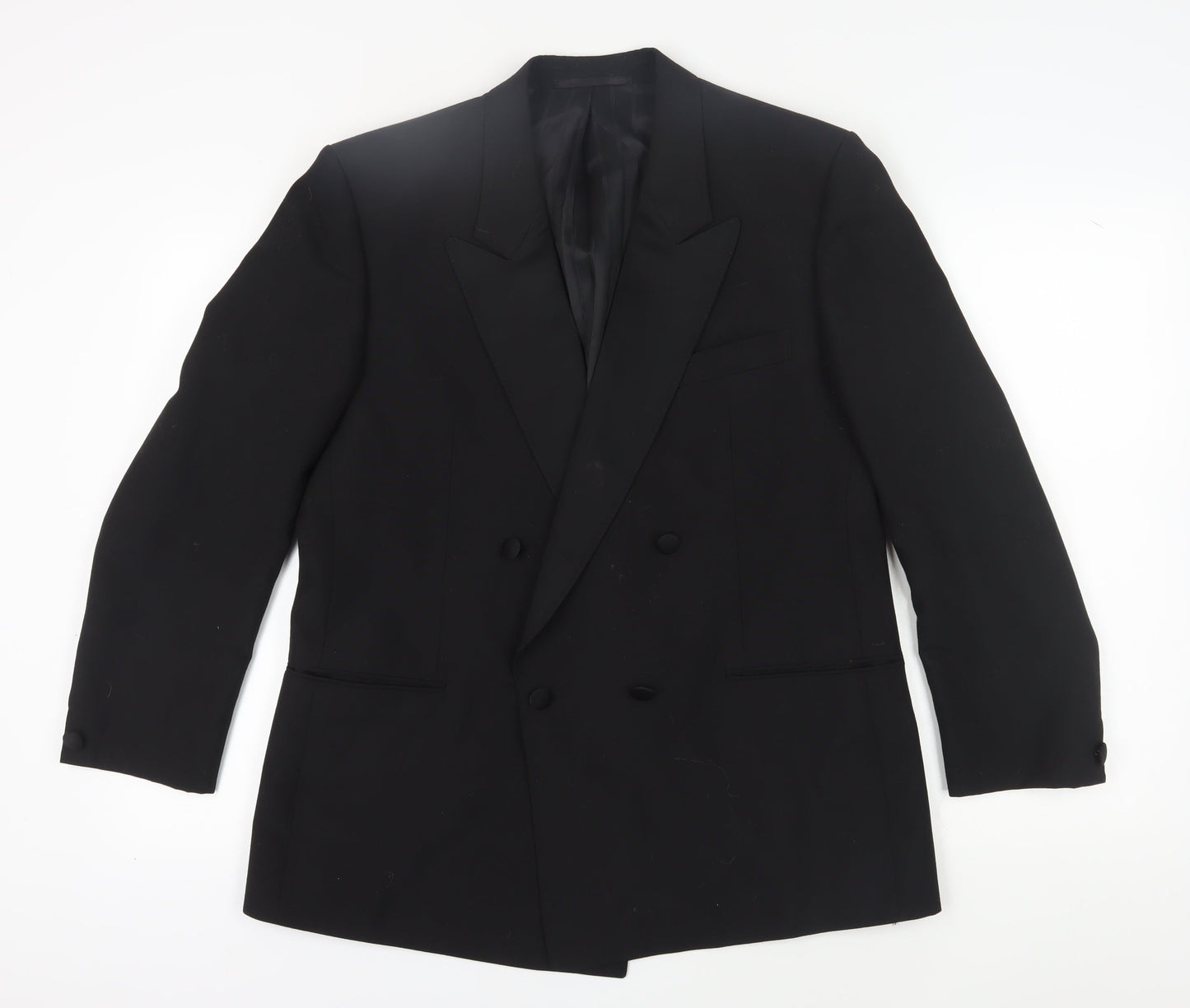 Weidenmann Men's Black Double-Breasted Blazer 44S